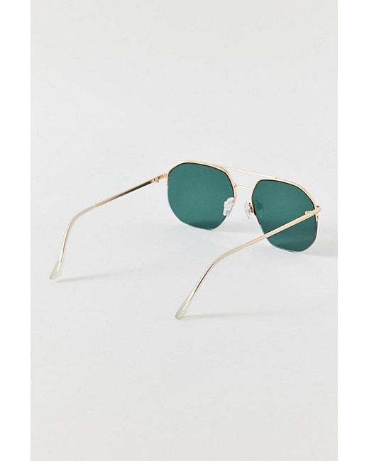 Urban Outfitters Black Cole Metal Aviator Sunglasses