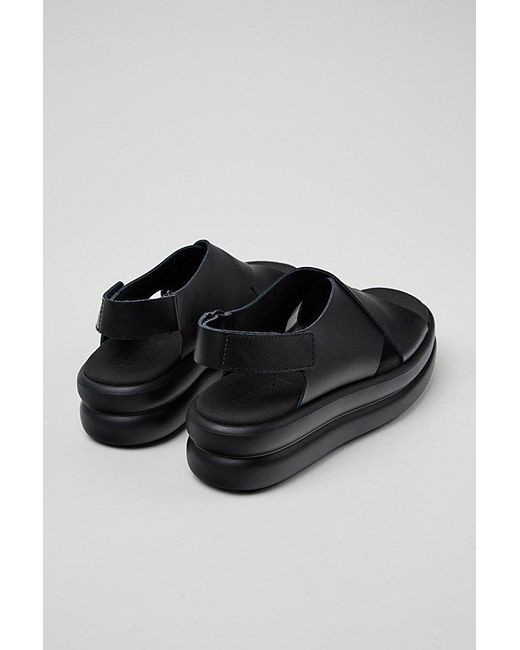 Camper Black Pelotas Flota Up Platform Sandal