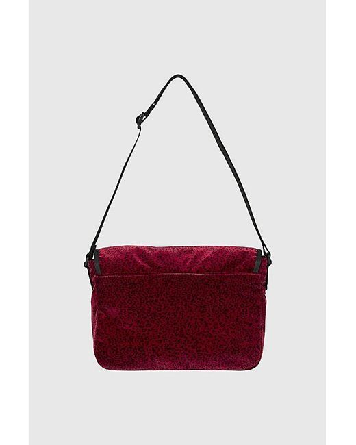 Supreme Velvet Small Messenger Bag in Red for Men | Lyst