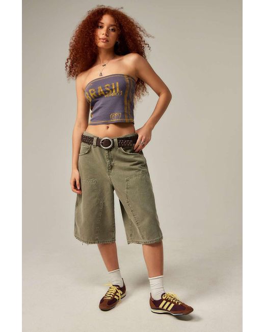 Urban Outfitters Brown Uo Brasil Bandeau Top