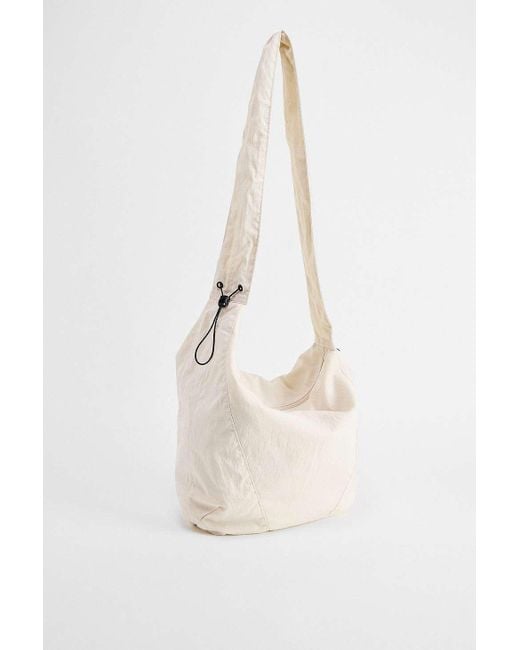 Ayker White Cream Sling Bag for men