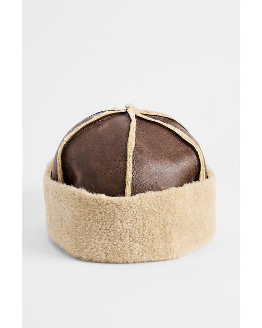 Urban Outfitters Natural Uo Faux Suede Docker Hat for men