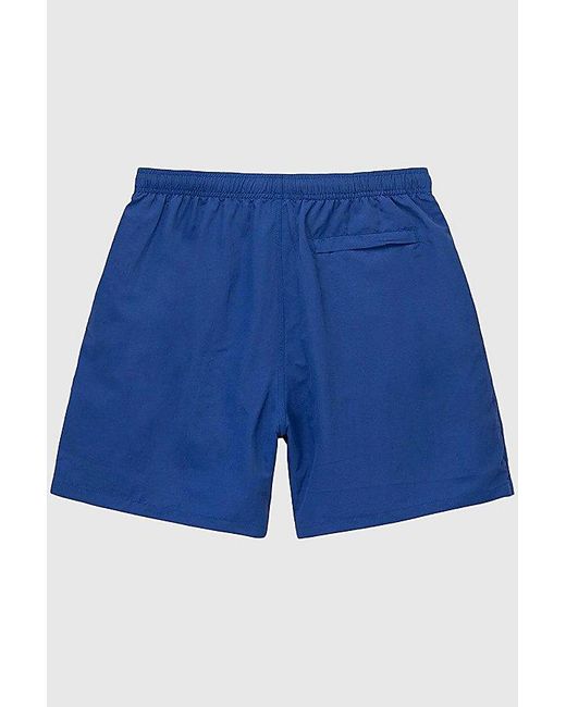 Stussy Blue Water Short Stock Swim Trunks for men