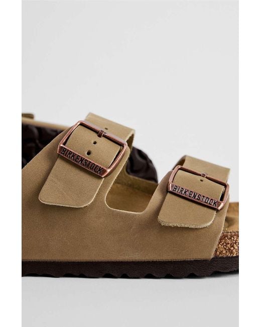 Birkenstock Tobacco Brown Arizona Oiled Leather Sandals