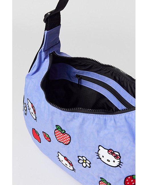 Baggu Red X Hello Kitty Medium Nylon Crescent Bag