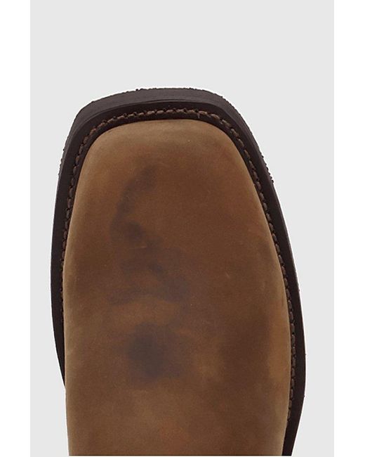 Dingo Brown Rev Up Leather Harness Boot for men