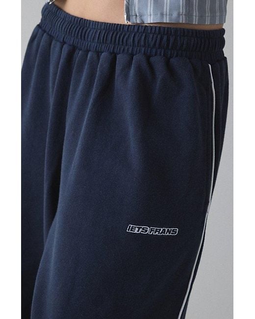 iets frans Blue Iets Frans. Iets Frans… Harri Wide Leg Jogger Pant
