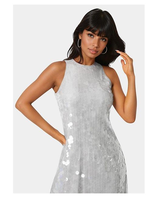 bebe metallic dress Foiled Bandage Metallic Dress bebe
