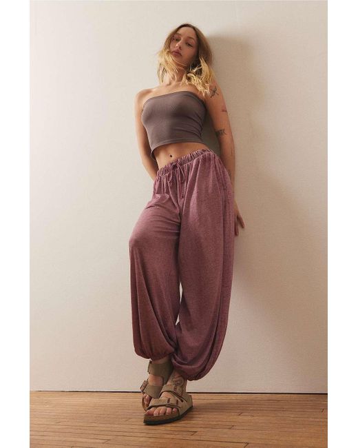 Out From Under Purple Taylor Burnout Joggers