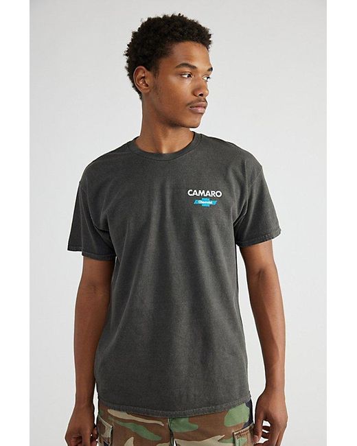 Urban Outfitters Black Chevy Camaro 1981 Ad Tee for men