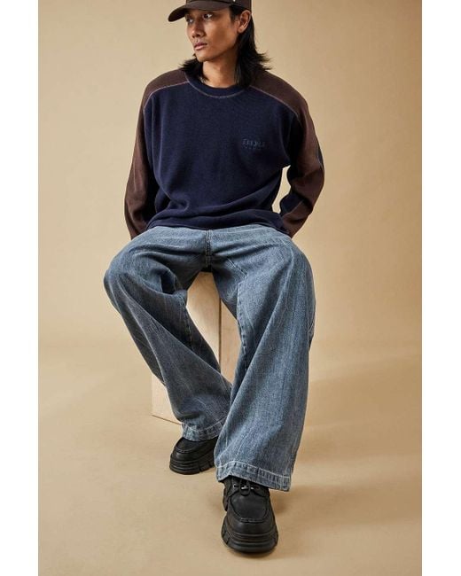 BDG Skater-jeans "neo" mit grauer waschung in Blue für Herren