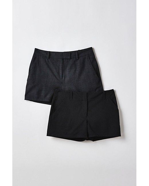 Vintage & ReMADE by UO Black Remade By Uo Trouser Micro Short Pant