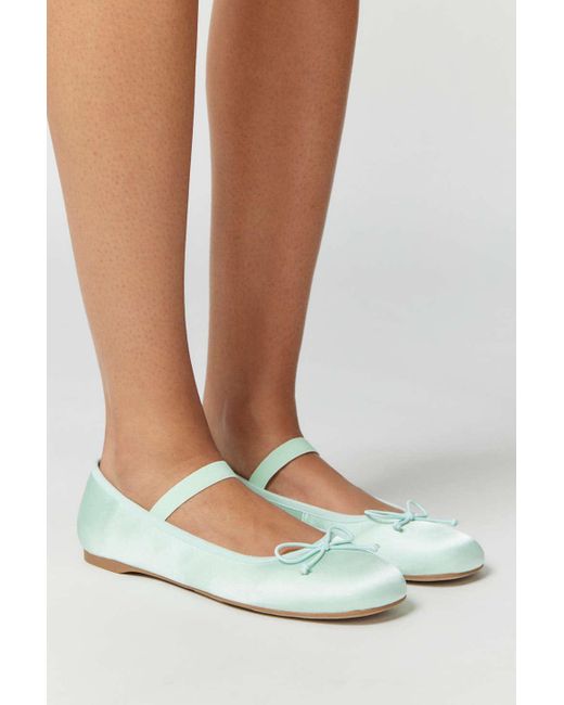 Urban Outfitters White Uo Kendra Classic Ballet Flat