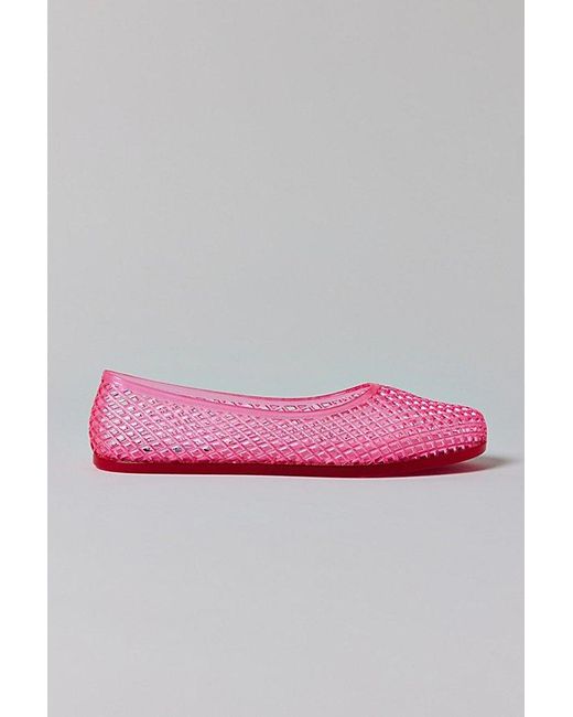 Steve Madden Pink Gyzmo Mesh Jelly Shoe