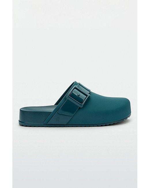 Melissa Blue Cushioned Jelly Clog Sandals