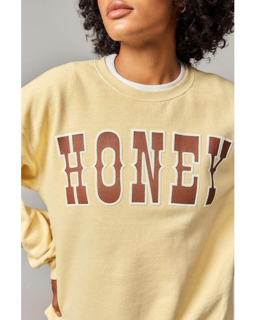 Urban Outfitters Metallic Uo Honey Sweatshirt