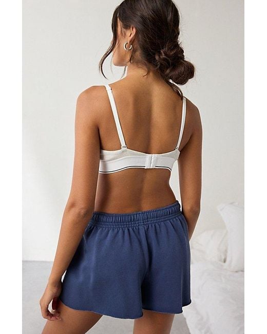 Hanes Brown Uo Exclusive Jersey Knit Triangle Bralette Top