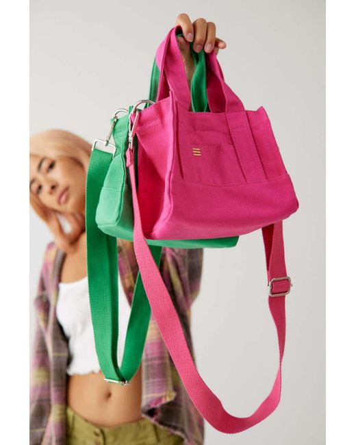 BDG Pink Mini Canvas Tote Bag