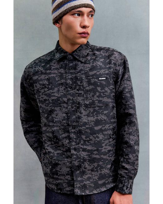 Xlarge Black Camo Shirt for men