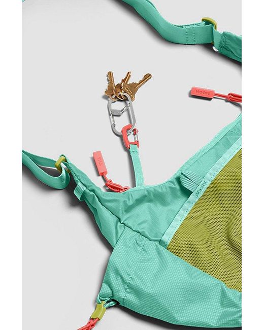 BABOON TO THE MOON Blue Crescent Crossbody Bag