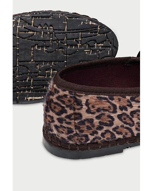 Flabelus Natural Leopard Mary Jane Flat