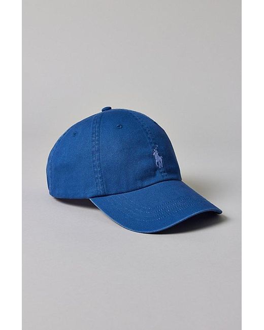 Polo Ralph Lauren Blue Sport Chino Baseball Hat for men