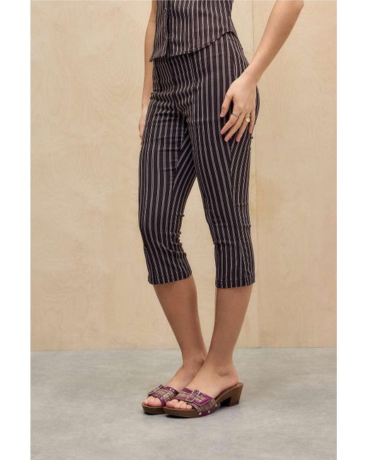 Silence + Noise Blue Silence + Noise Bengal Capri Trousers