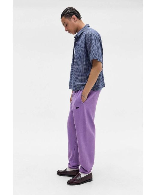 iets frans Purple Lilac Cuffed Joggers for men