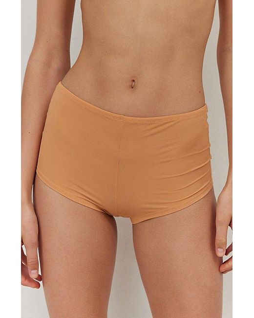 Out From Under Brown Mesh Hotpant