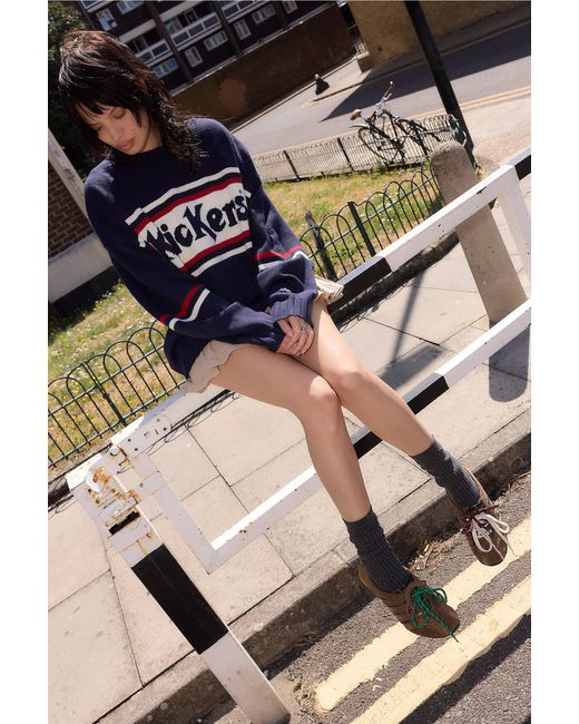 Kickers Black Uo Exclusive Slouchy Knit Jumper