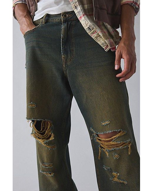 BDG Multicolor Nitro Destructed Baggy Fit Jean for men