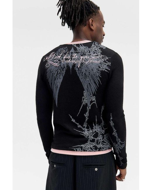 Jaded London Dropout Double Layer Top in Black for Men | Lyst UK