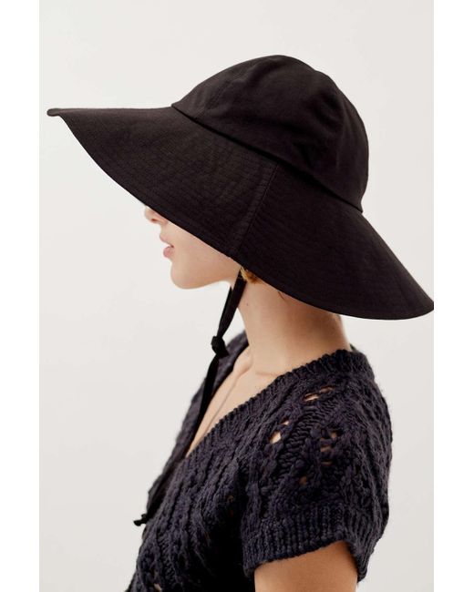 Baggu Black Soft Sun Hat