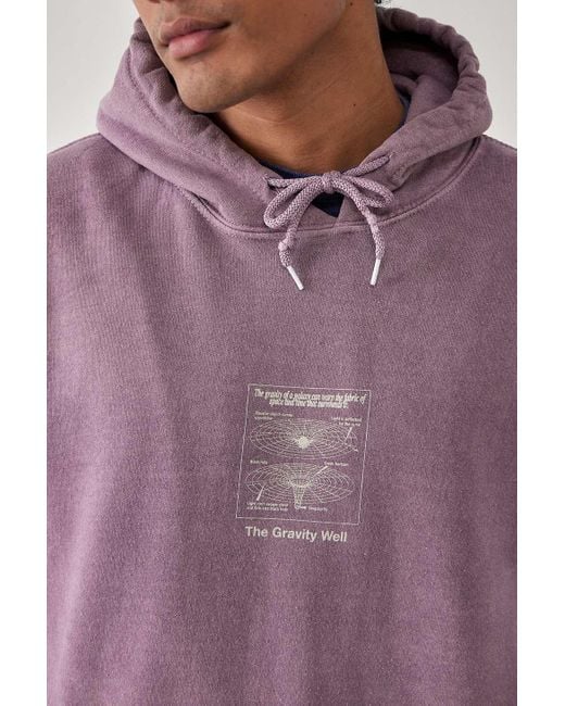 Urban Outfitters Purple Uo Pink Horizon Hoodie for men