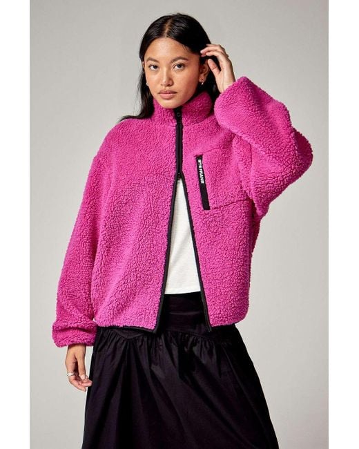 iets frans Pink Zip-through Fleece Jacket