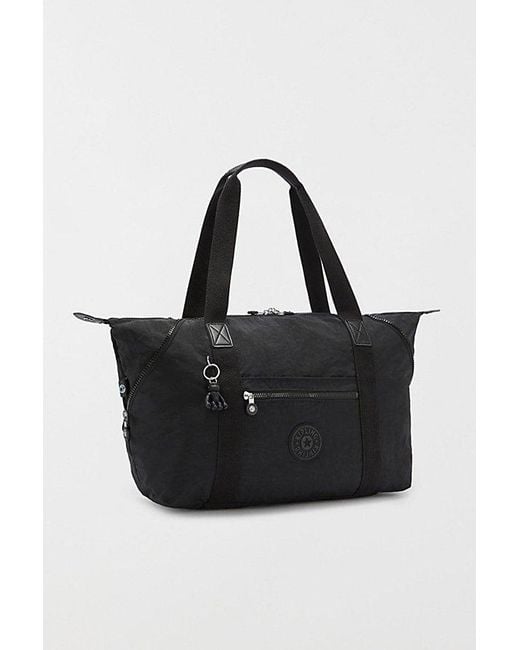 Kipling Red Art Heritage Nylon Medium Tote Bag