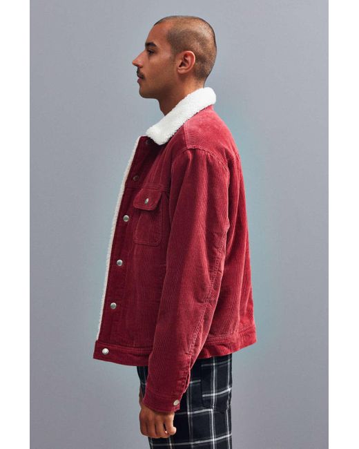 BDG Corduroy Sherpa Teddy Trucker 