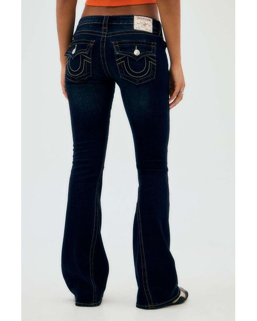 True Religion Blue Uo Exclusive Muddy Waters Joey Flare Jeans