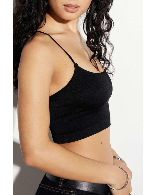 Out From Under Black Frankie Seamless Stretch Ribbed Cami