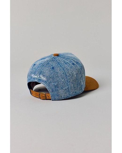 Mitchell & Ness Blue Mlb Los Angeles Dodgers Denim Hat for men