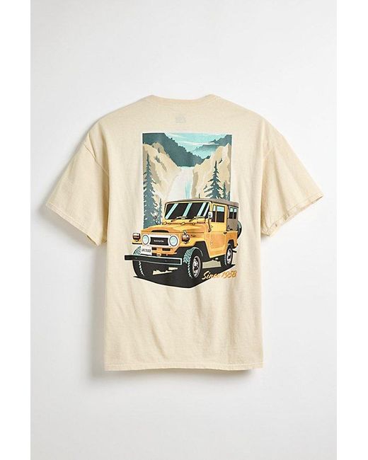 Urban Outfitters Natural Toyota Land Cruiser Vintage Graphic Tee for men