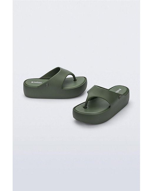 Melissa Green Free Platform Thong Sandal