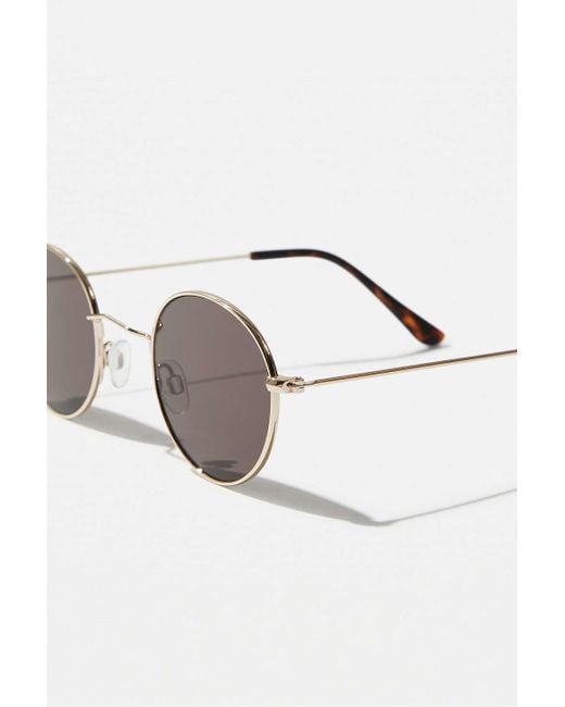 Urban Outfitters Black Uo Perrin Brown Lens Sunglasses for men