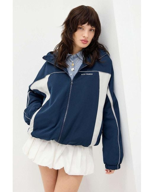 iets frans Blue Managers Shell Jacket