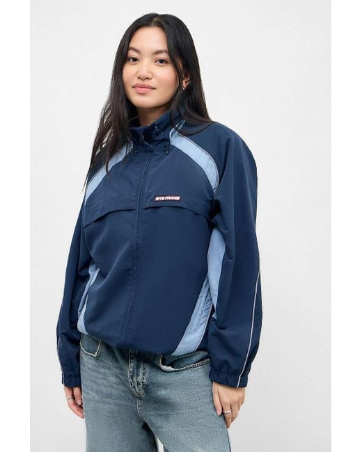 iets frans Blue Tyla Panelled Shell Jacket