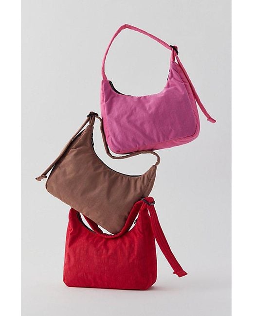 Baggu Red Mini Nylon Shoulder Bag