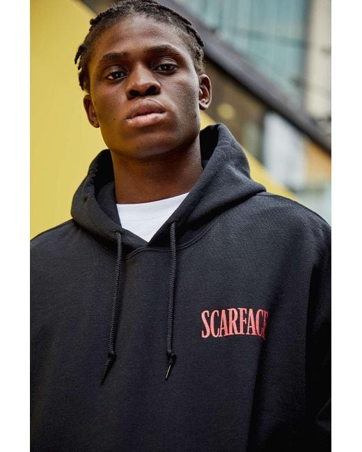 Urban Outfitters Uo Scarface Hoodie in Black for Men | Lyst UK