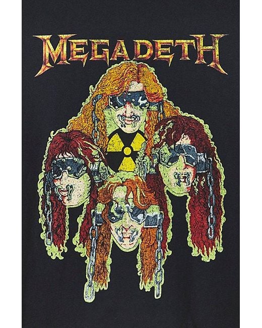 Urban Outfitters Black Megadeth Graphic Tee for men