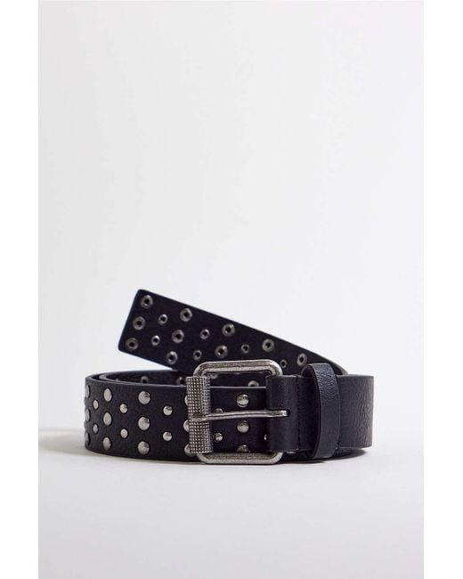 Urban Outfitters White Uo Studded Belt