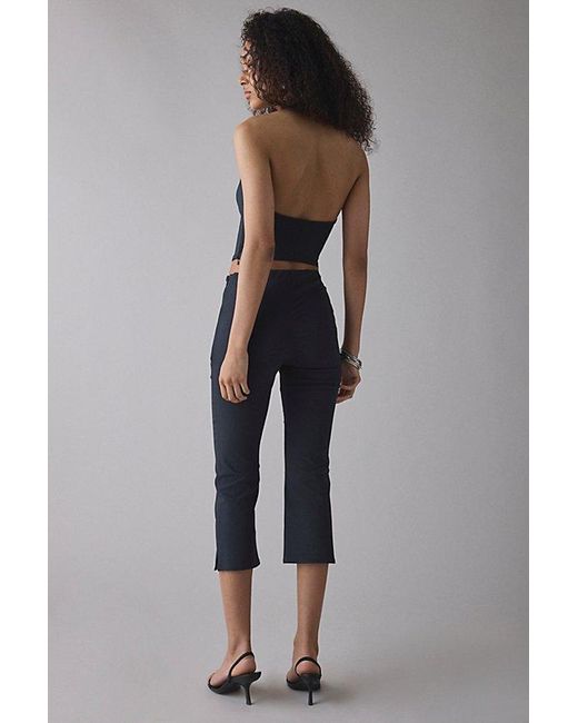 Kimchi Blue Blue Main Squeeze Halter Crop Top + Capri Pant Set